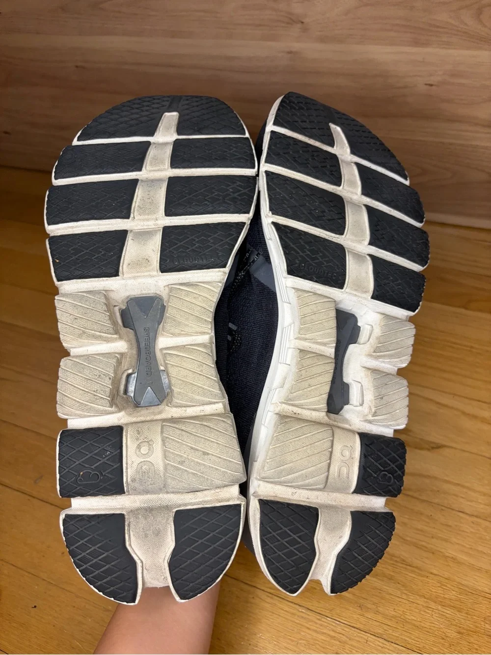 On Running Cloud X 4 AD Men's Sneakers in Black / Asphalt - Size 13